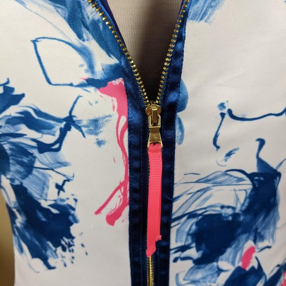 Cynthia Steffe Classic Summery Lined Dress with Zipper Size 10 - Picture 12 of 17